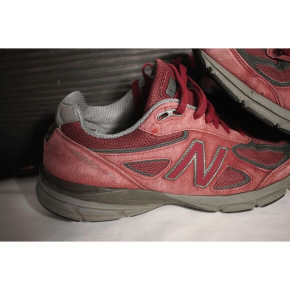 New Balance 990v4 Burgundy Suede Sneakers - Men’s Size 11 Made in USA - Picture 4 of 7